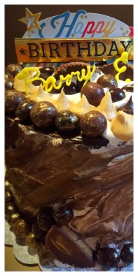 Peanut Butter & Chocolate Overload Birthday Cake